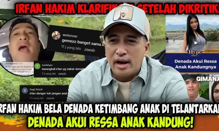 Irfan Hakim Buka Suara Soal Tuduhan Membela Denada