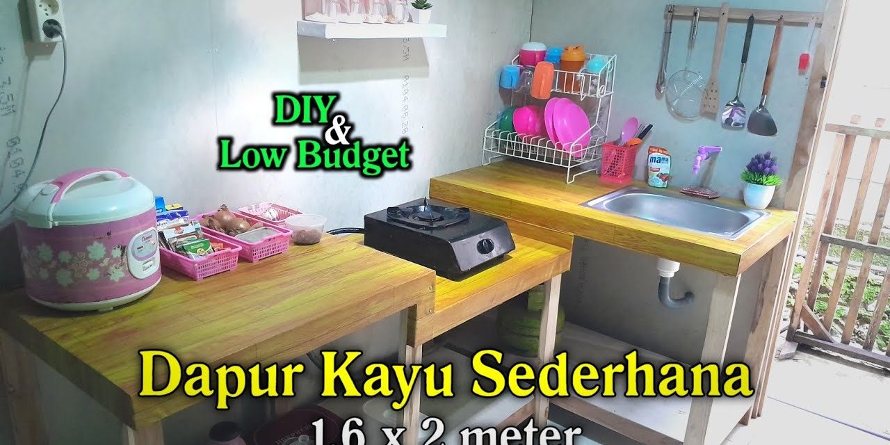 Desain Meja Dapur Kayu Minimalis: Ini Dia 8 Ide Dapur Cantik