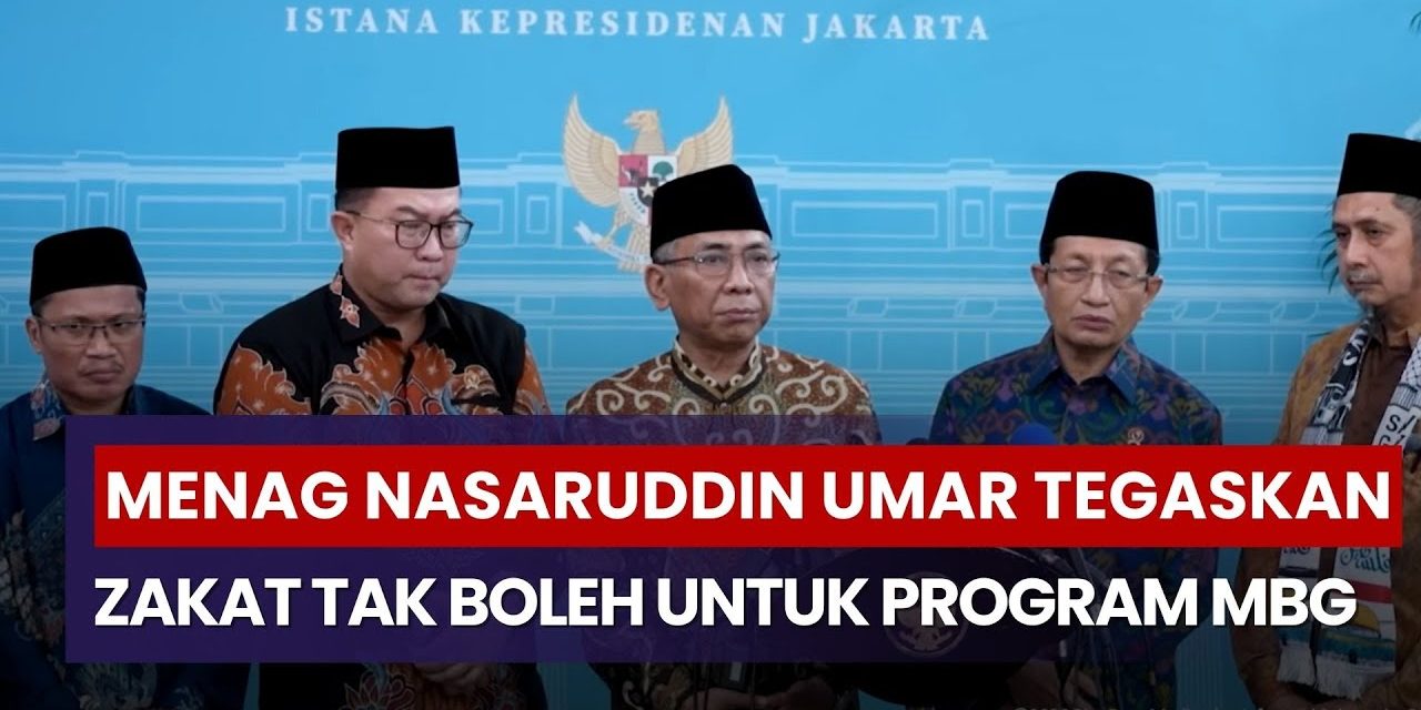 Soal Polemik MBG, Menag Tegaskan Zakat Tetap Untuk 8 Asnaf