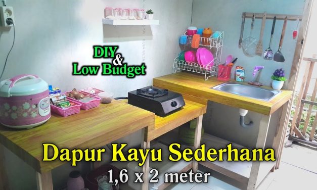 Desain Meja Dapur Kayu Minimalis: Ini Dia 8 Ide Dapur Cantik