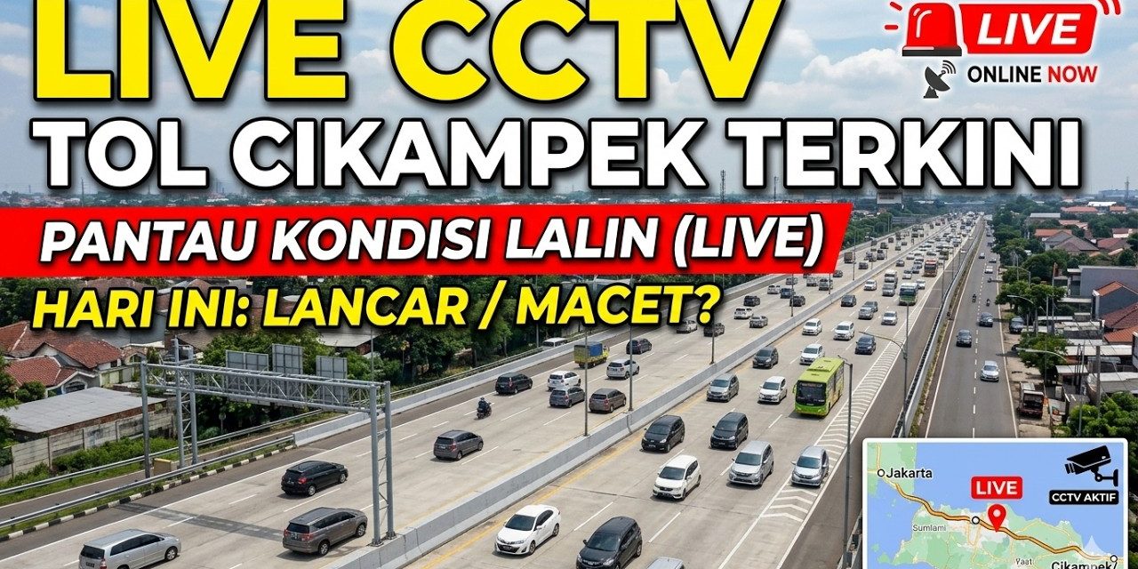 Cara Mudah Pantau CCTV Tol Online Agar Terhindar Dari Macet