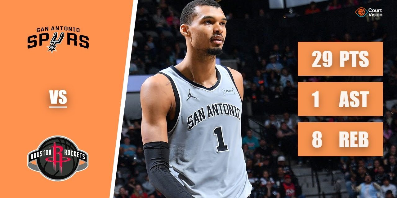 Spurs Perkasa! Wembanyama Pimpin Kemenangan Atas Rockets