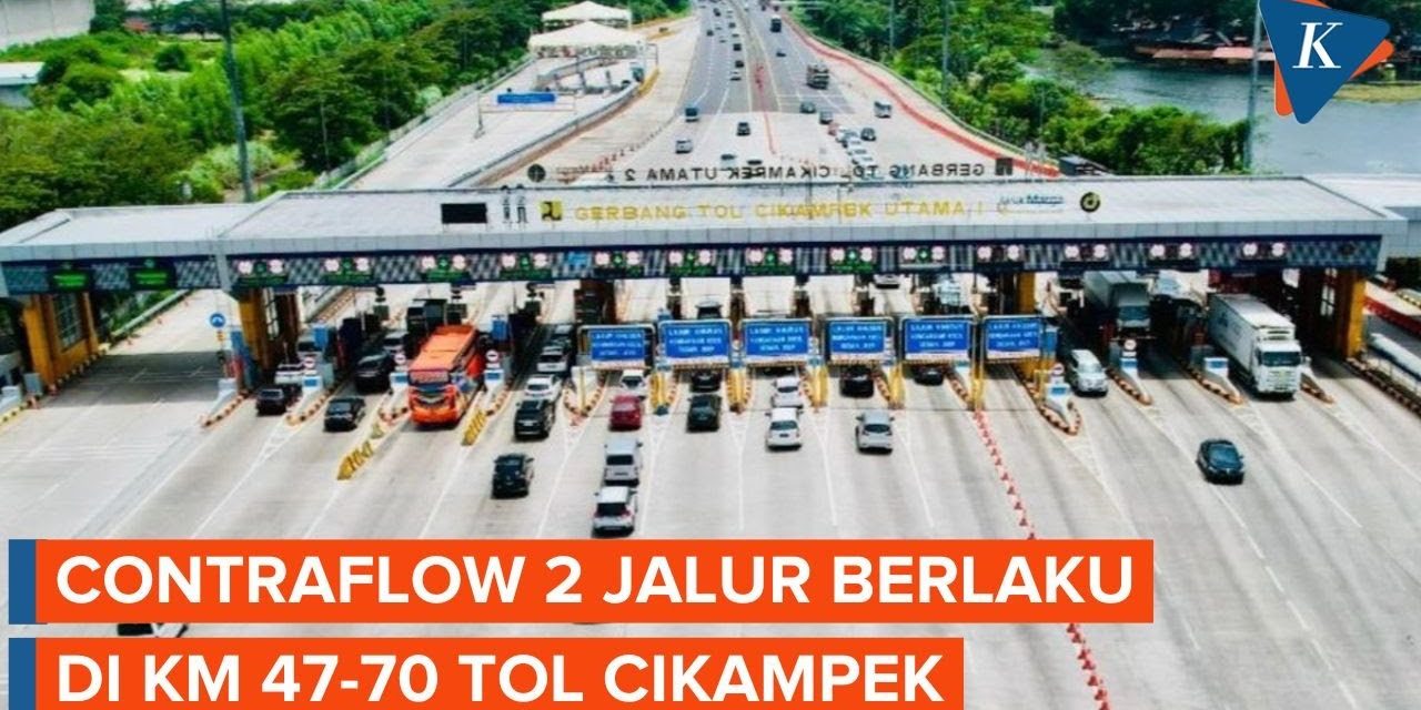 Mulai Berlaku! Contraflow Tol Japek KM 70–KM 47 Arah Jakarta