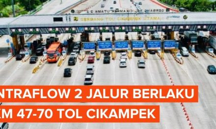 Mulai Berlaku! Contraflow Tol Japek KM 70–KM 47 Arah Jakarta