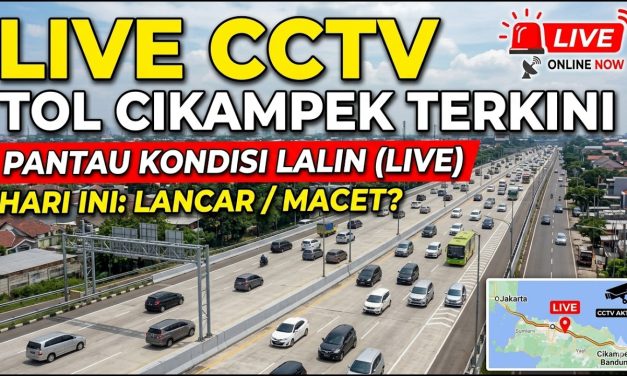 Cara Mudah Pantau CCTV Tol Online Agar Terhindar Dari Macet