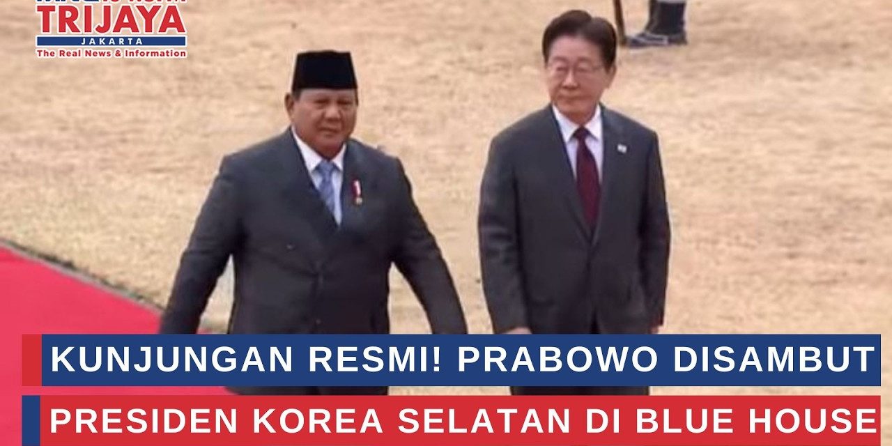 Disambut Meriah, Prabowo Temui Presiden Korsel Di Blue House