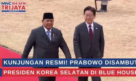 Disambut Meriah, Prabowo Temui Presiden Korsel Di Blue House
