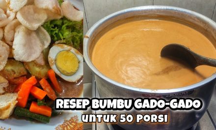 Cara Mudah Anti Gagal Membuat Bumbu Gado-Gado Yang Gurih