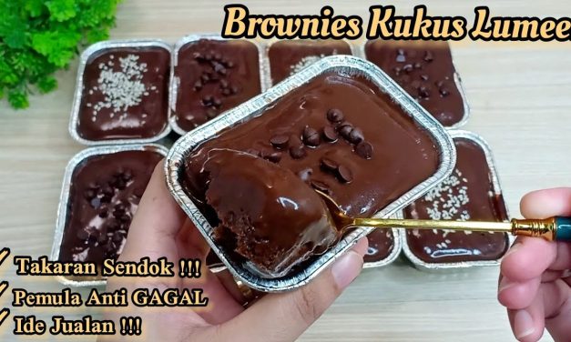 Brownies Lumer Takaran Sendok Anti Gagal, Cocok Untuk Pemula