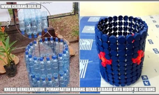 Menggali Potensi Positif Pengaruh Pengolahan Barang Bekas