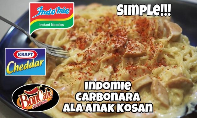 Kelezatan Indomie Carbonara Makanan Mewah Versi Anak Kost